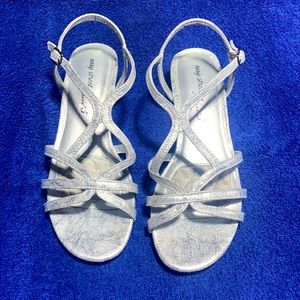 Silver Metallic Dress Shoes